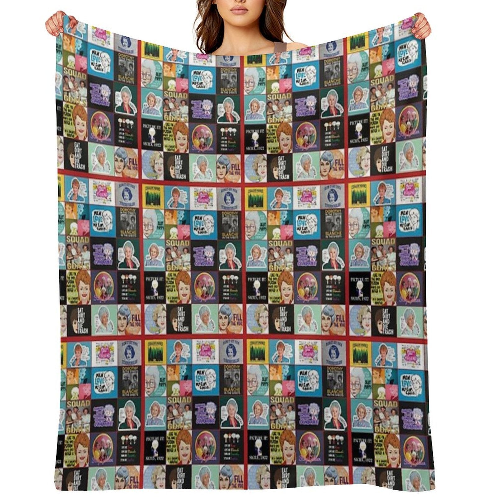 The Golden Girls, American TV Sitcom Velvety-soft Throw Blanket
