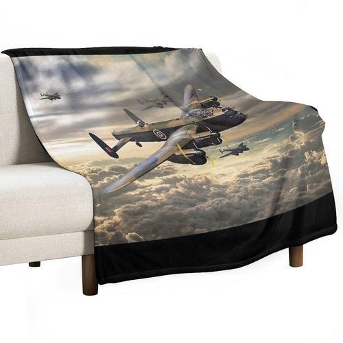 Avro Lancaster Lightweight Throw Blanket