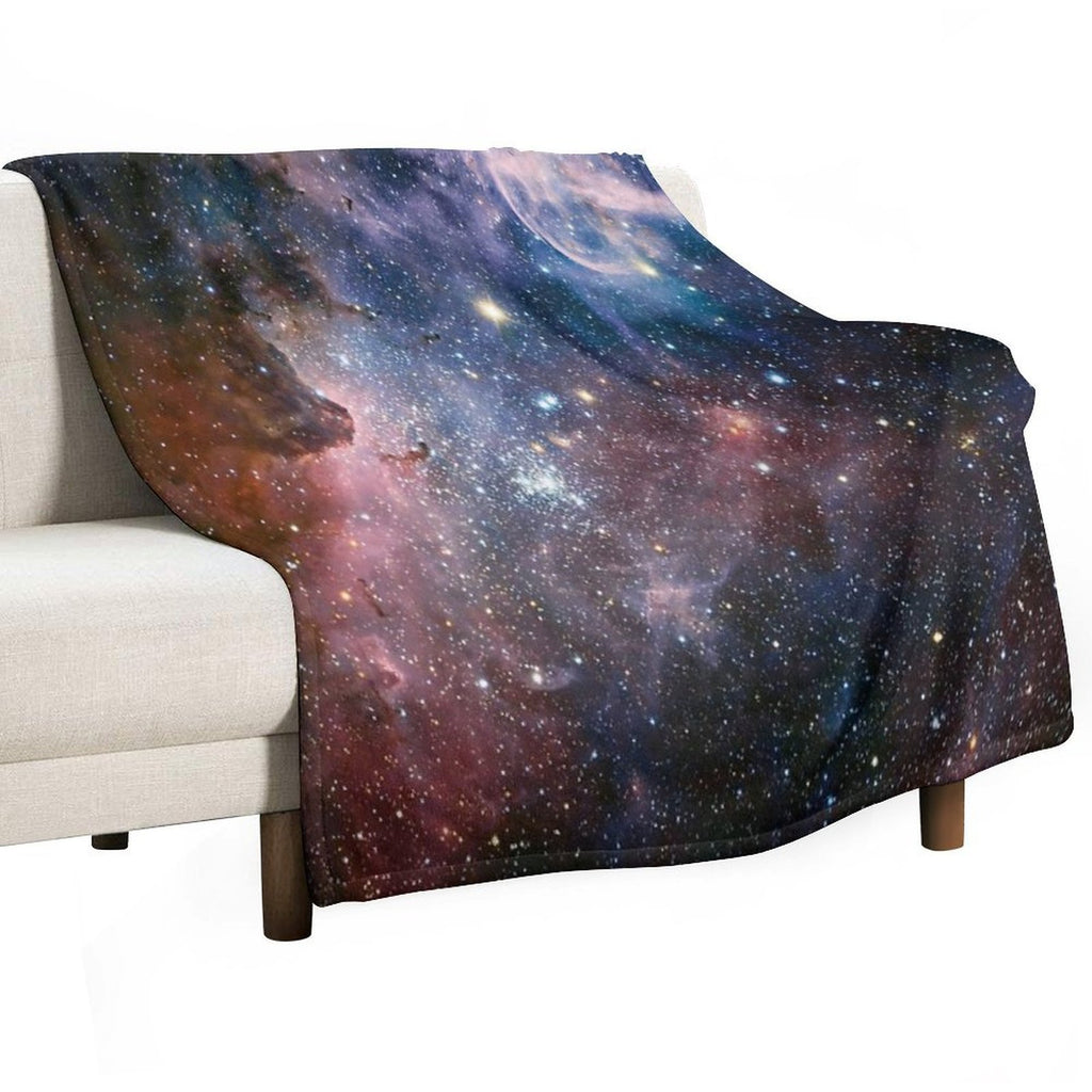 Galaxy - Nebula 01 Compact Throw Blanket