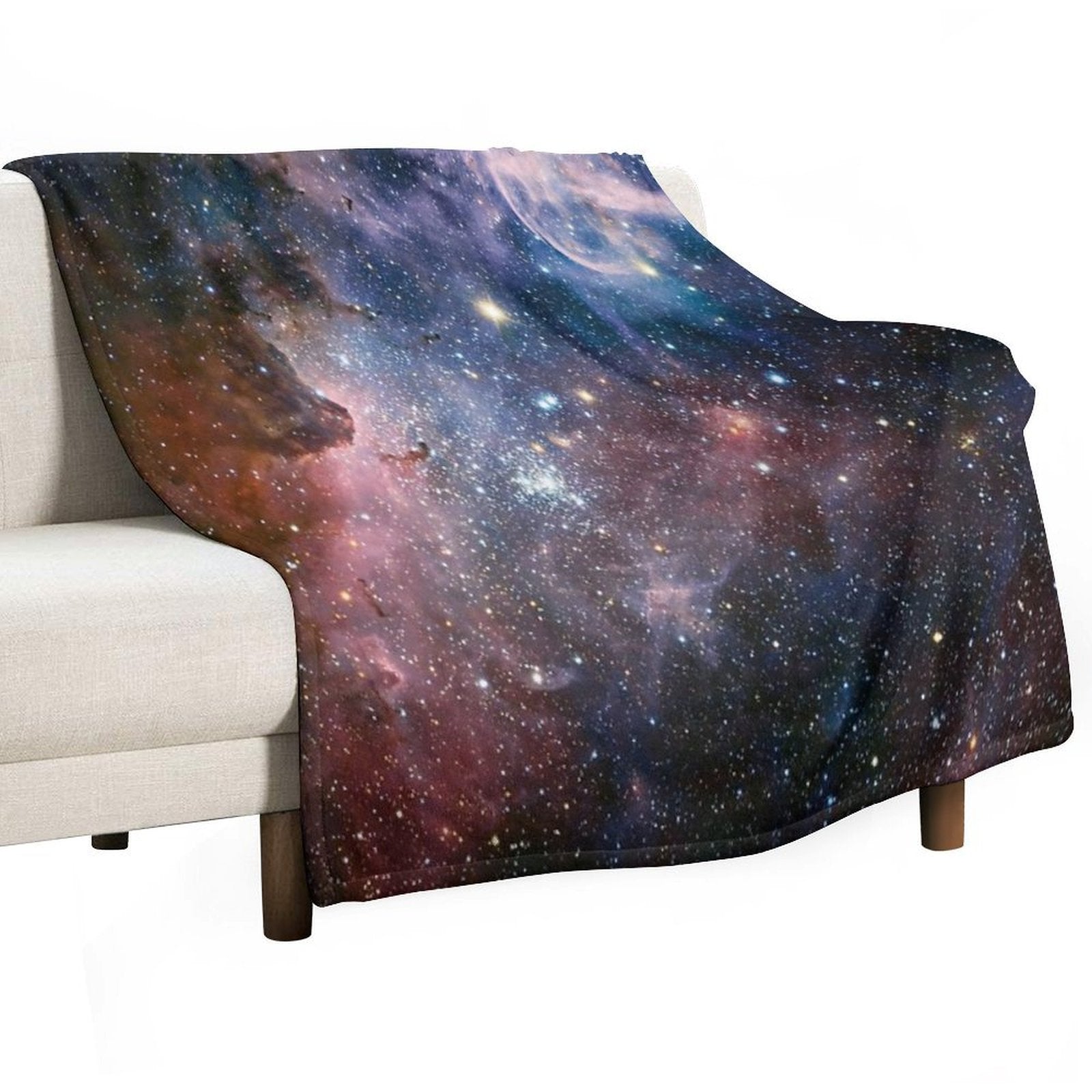 Galaxy - Nebula 01 Compact Throw Blanket