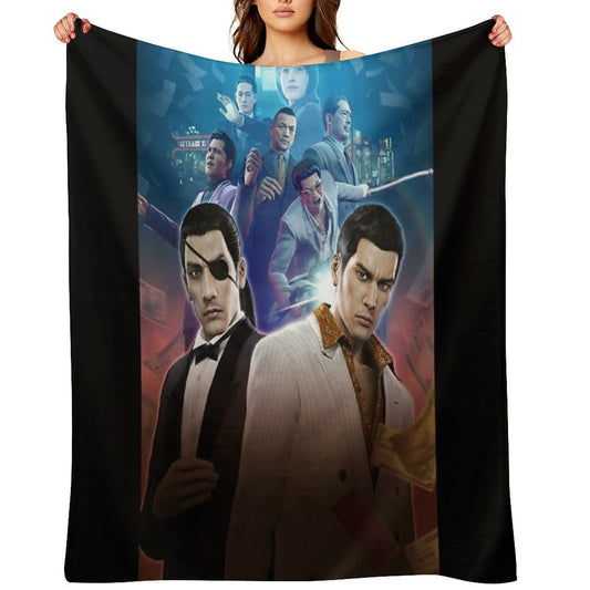 Yakuza 0 Poster Eco-conscious Throw Blanket