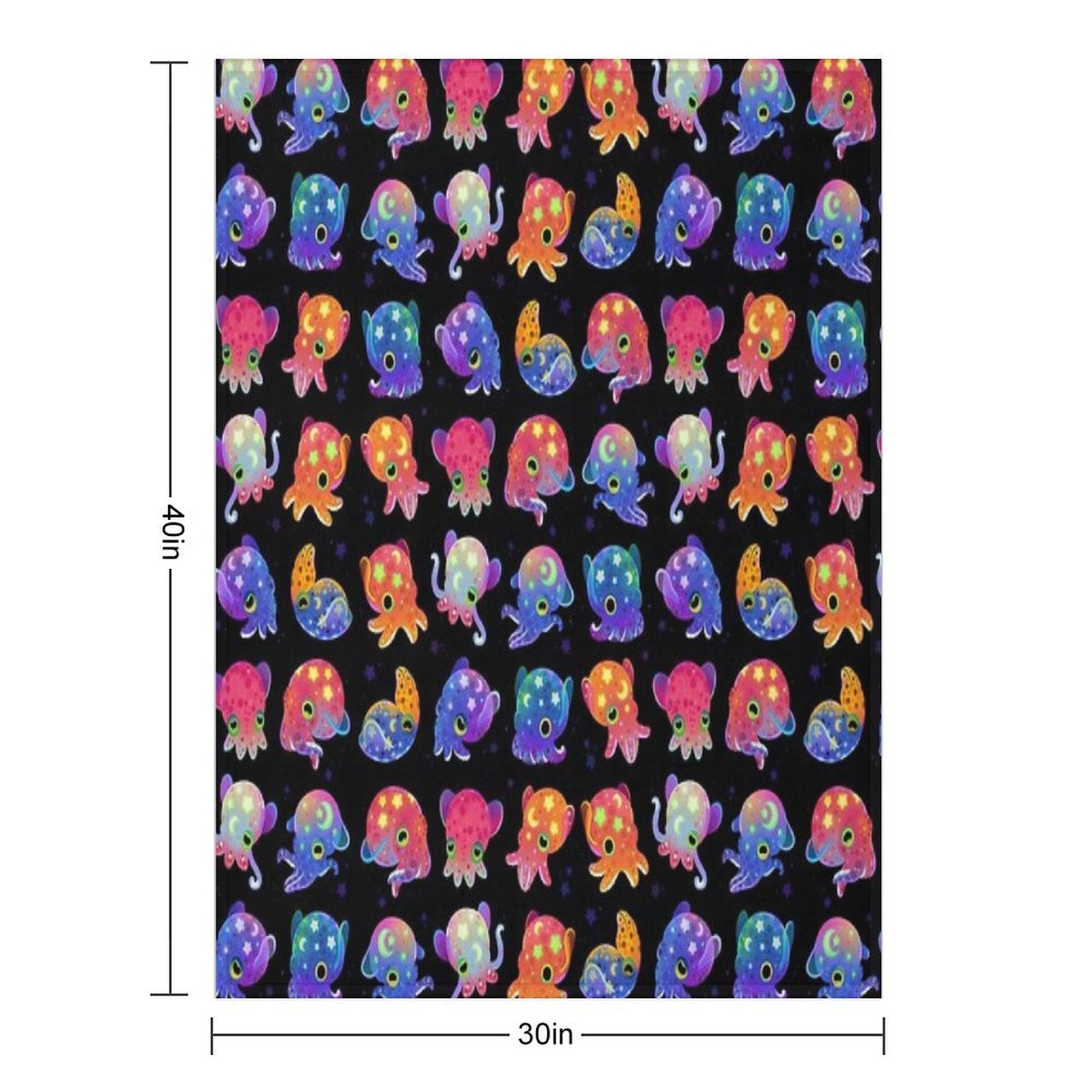 Bobtail Squid Gift-ready Throw Blanket