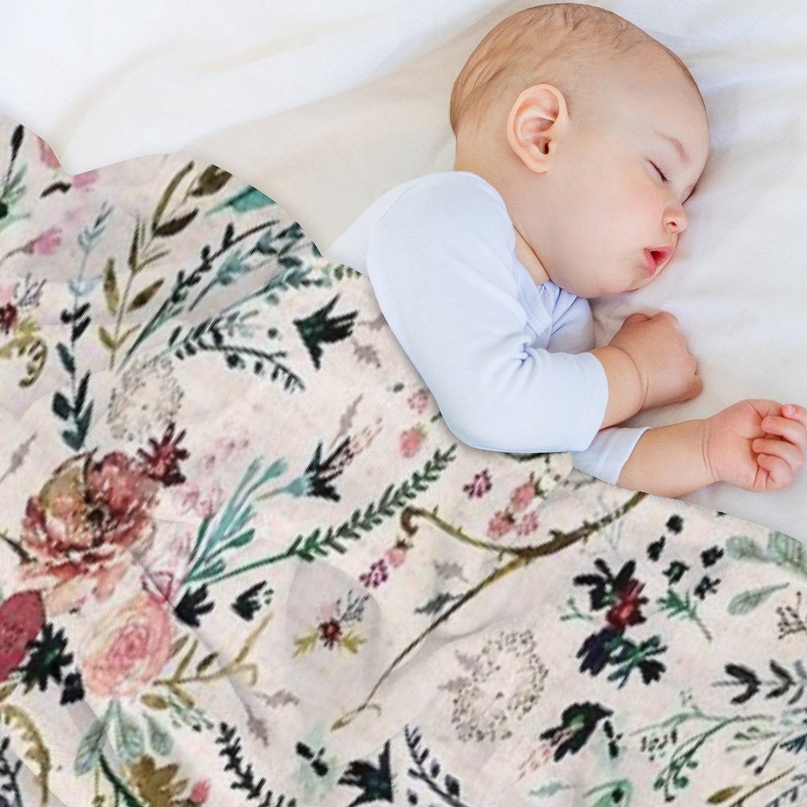 Fable Floral Velvety-soft Throw Blanket