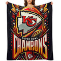 Kansas City Champions Eco-conscious Throw Blanket
