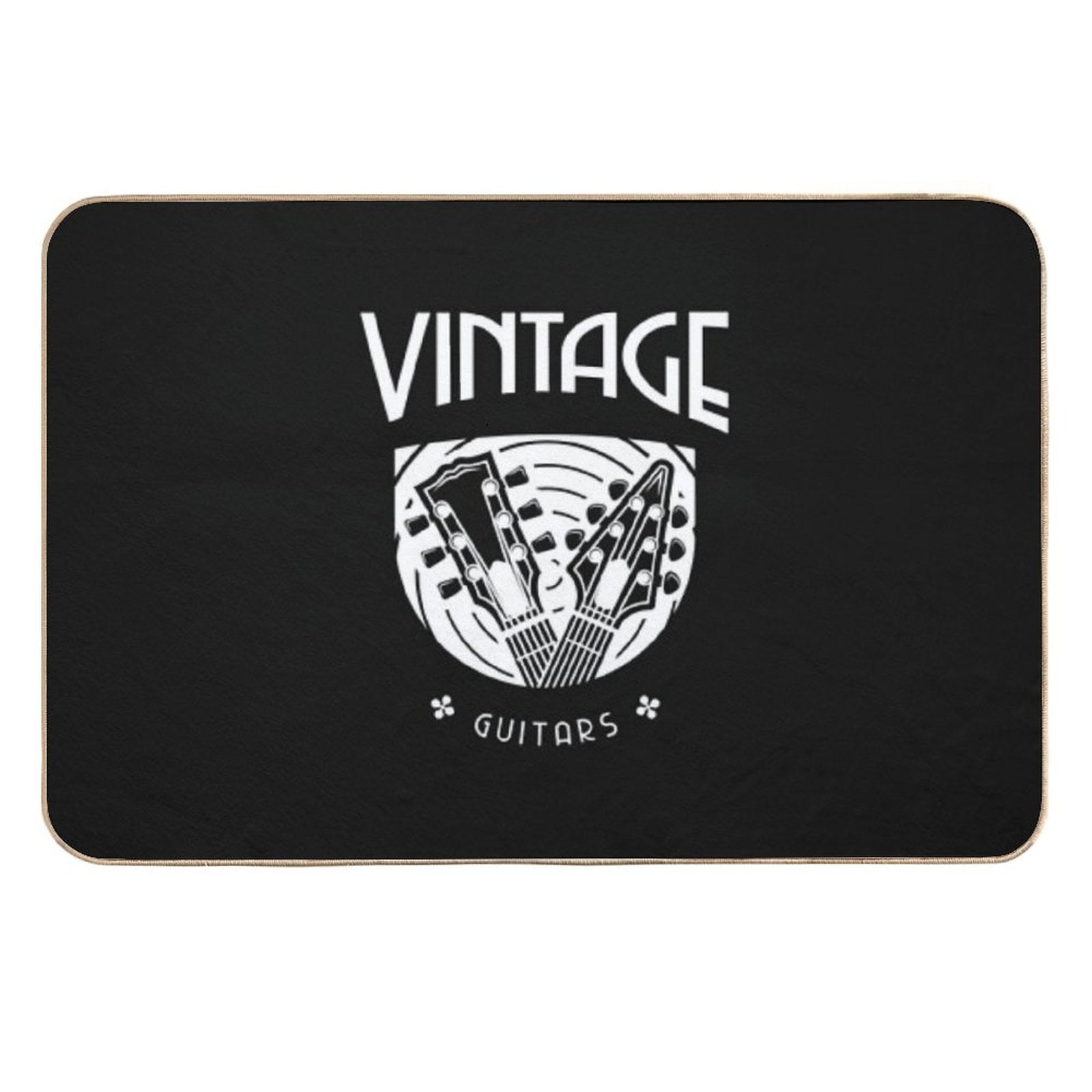 Vintage Guitars  Eco-Friendly Bath Mat