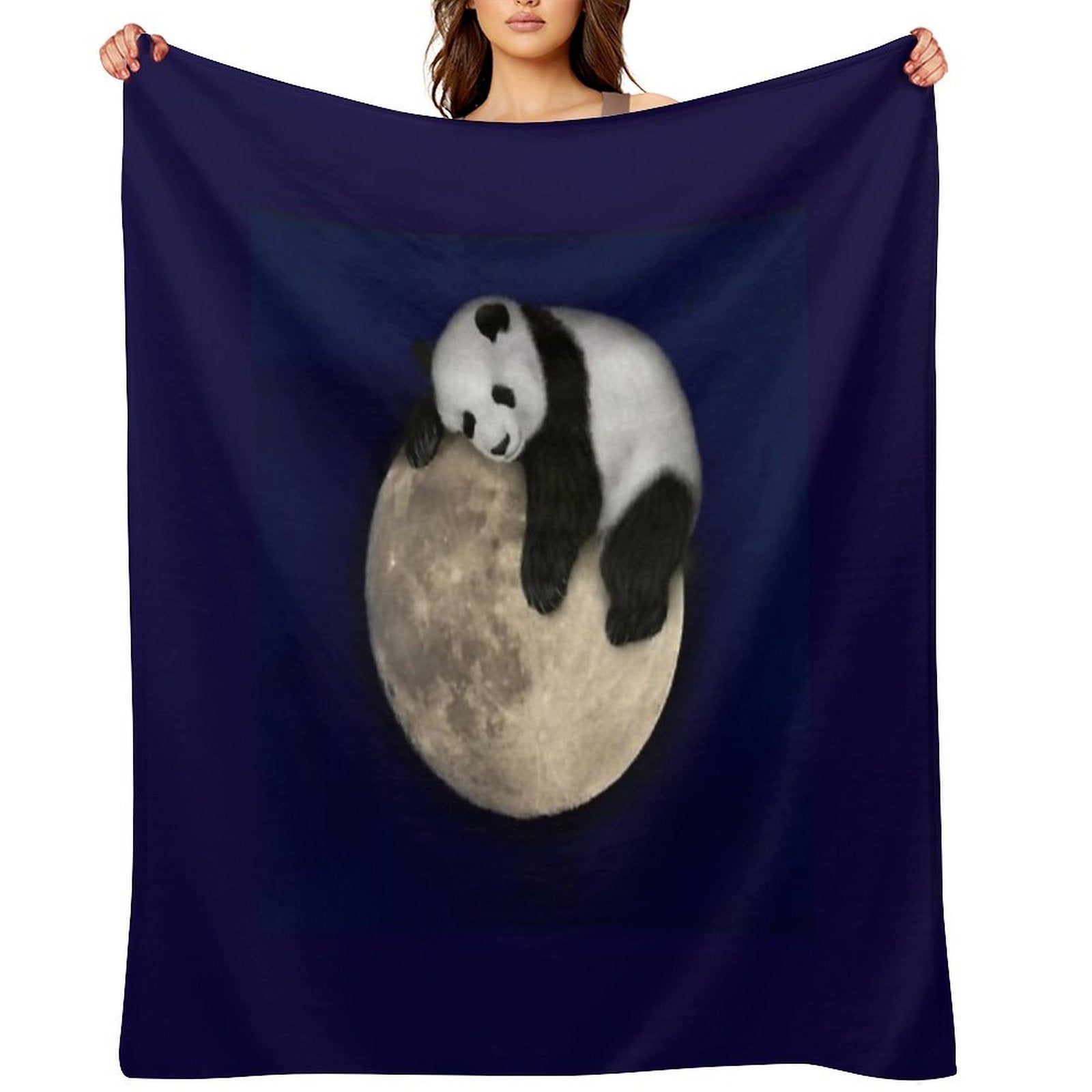 Sleeping on The Moon All-season Throw Blanket