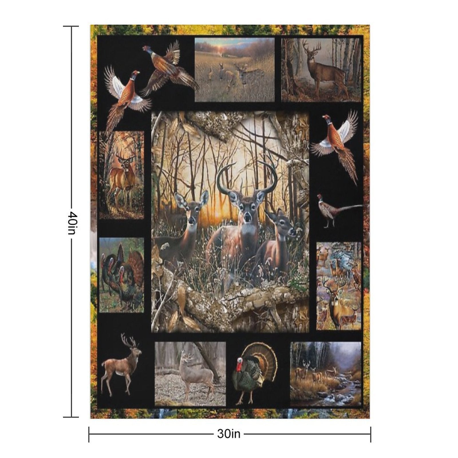 Hunting Love To Hunt Blanket Quick-dry Throw Blanket