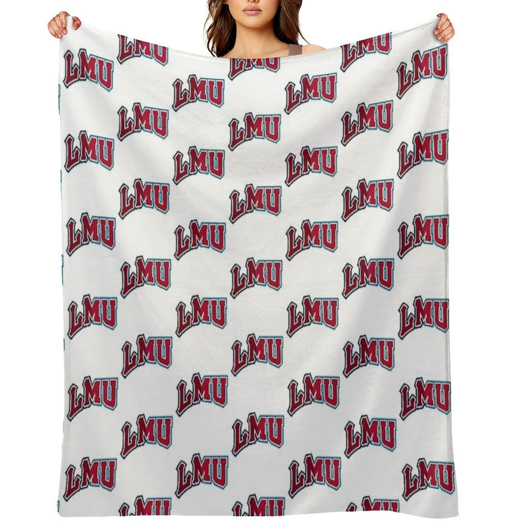 LMU Logo Transition Multi-functional Throw Blanket