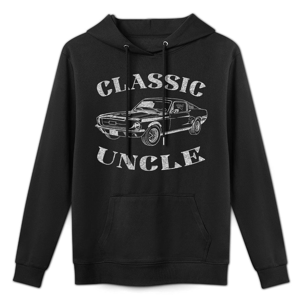 Funny Uncle Saying Classic Car Graphic Customizable Surface Hoodie