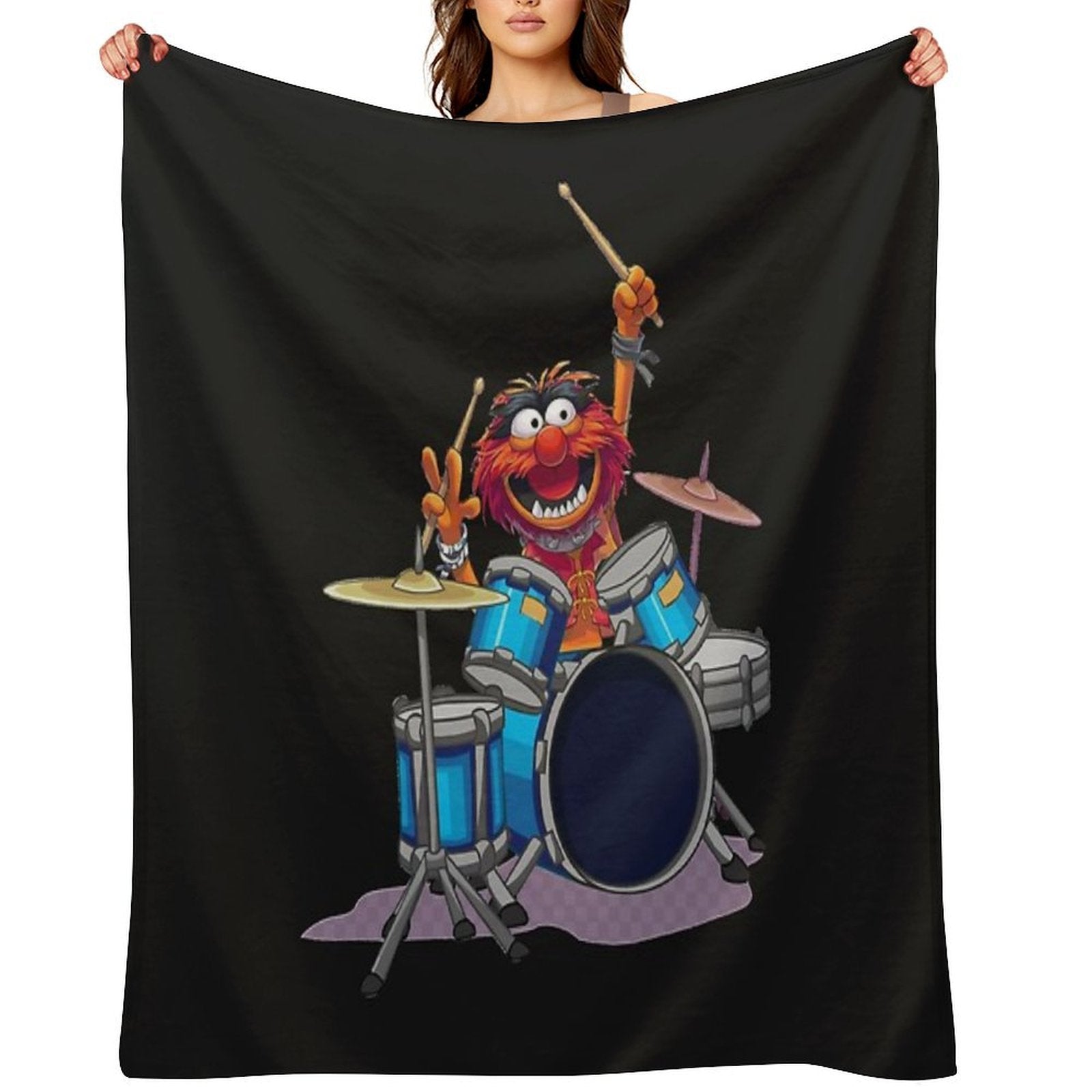 Animal Drummer The Muppets Show Versatility Throw Blanket
