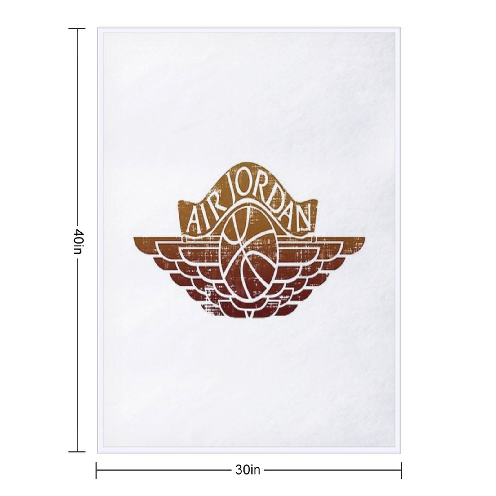 Air Jordan Wings Lightweight Throw Blanket