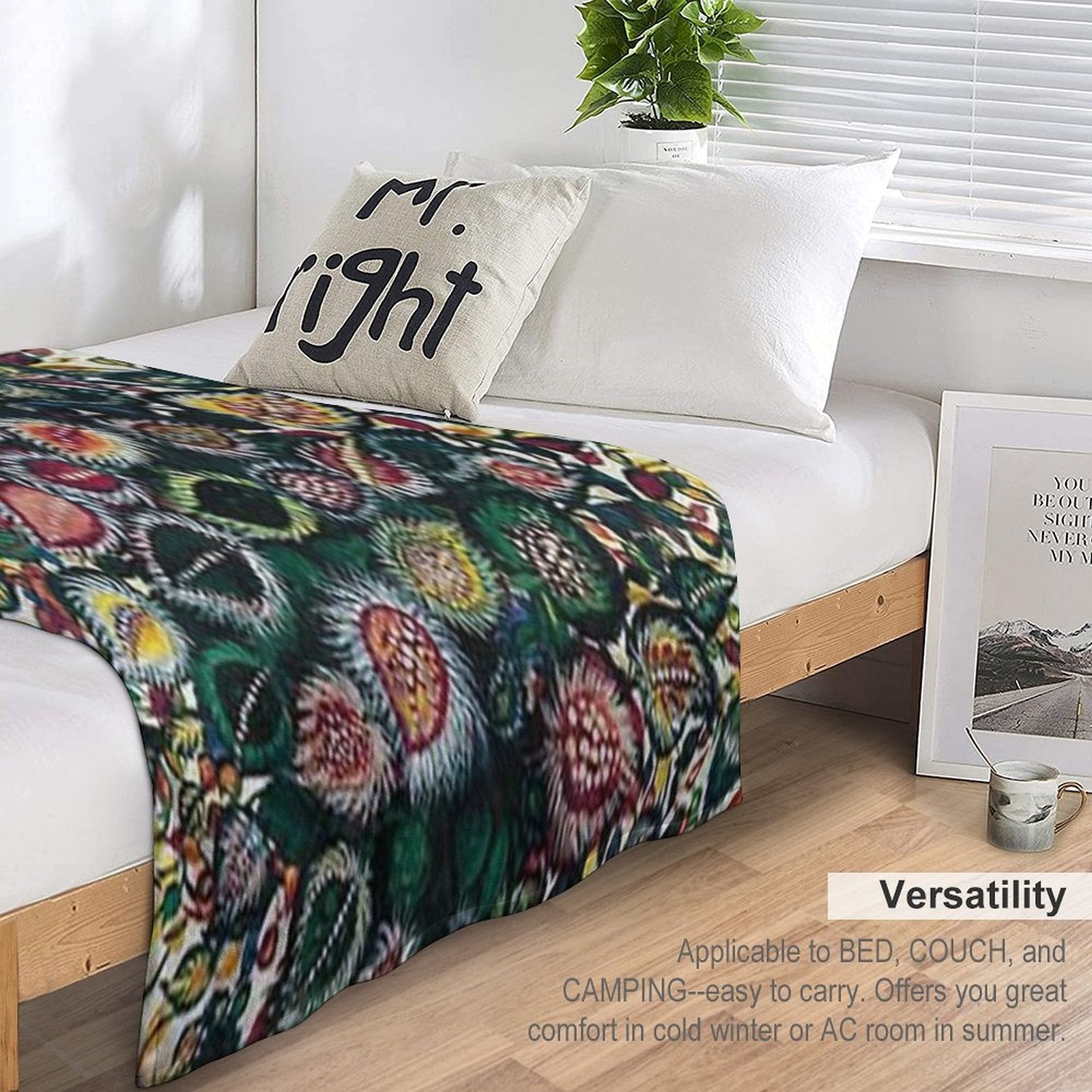 Feuilles - Seraphine Louis - Favourite Artists Collection Plush Throw Blanket