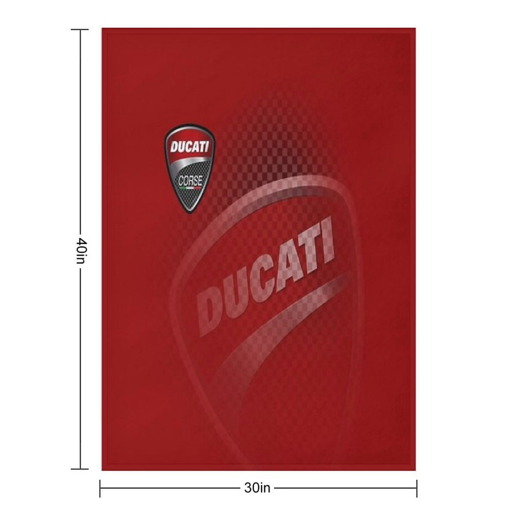 Ducati Design Concept Velvety-soft Throw Blanket
