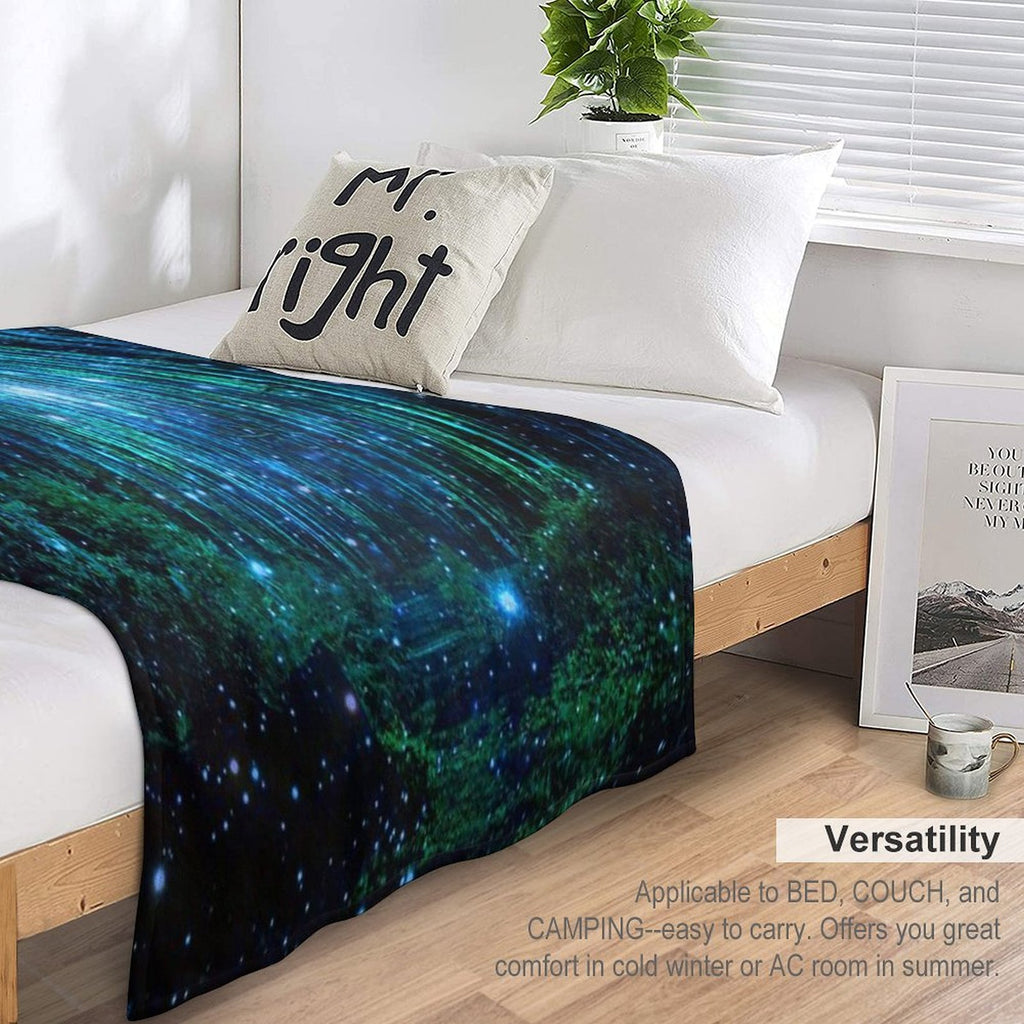In The Magical Forest All-season Throw Blanket