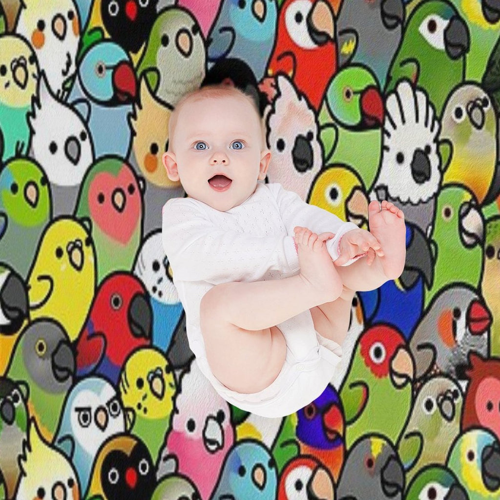 Everybirdy Pattern 2023 All-season Throw Blanket