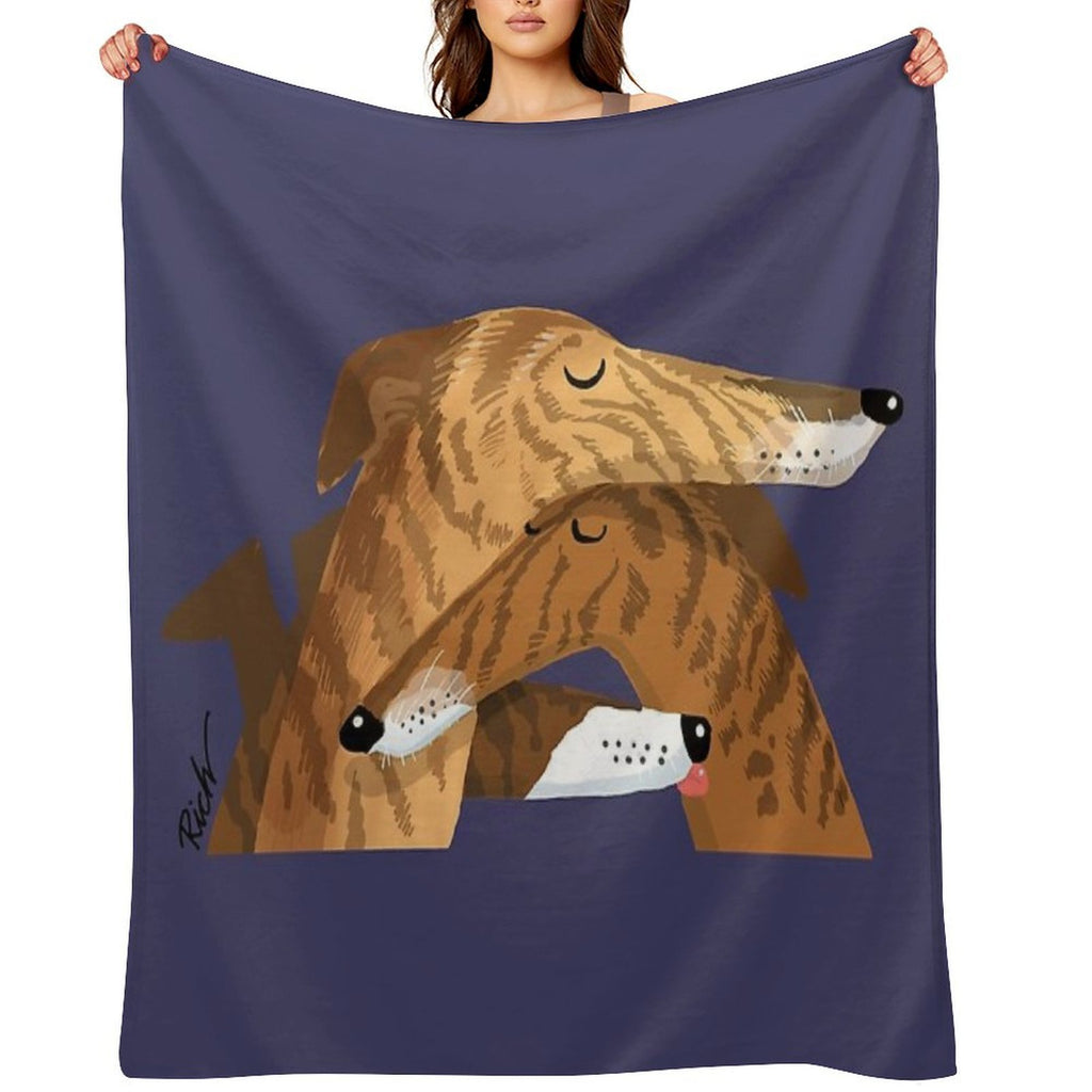 Brindle-ish Allsorts Shrink-resistant Throw Blanket