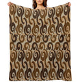 Abstract Decorative Cute Ethnic Design6 Multi-functional Throw Blanket