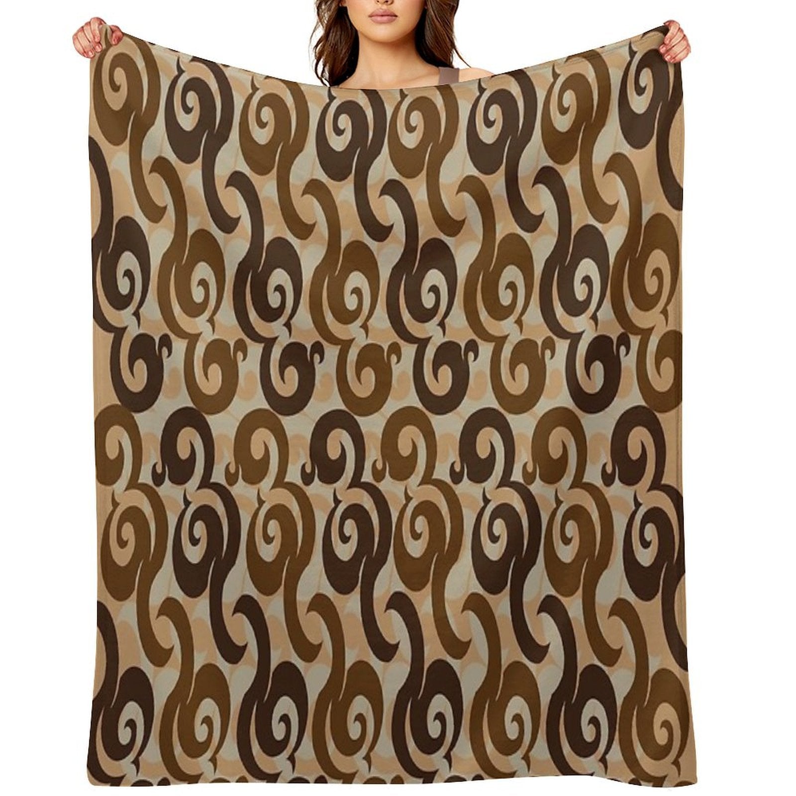 Abstract Decorative Cute Ethnic Design6 Multi-functional Throw Blanket
