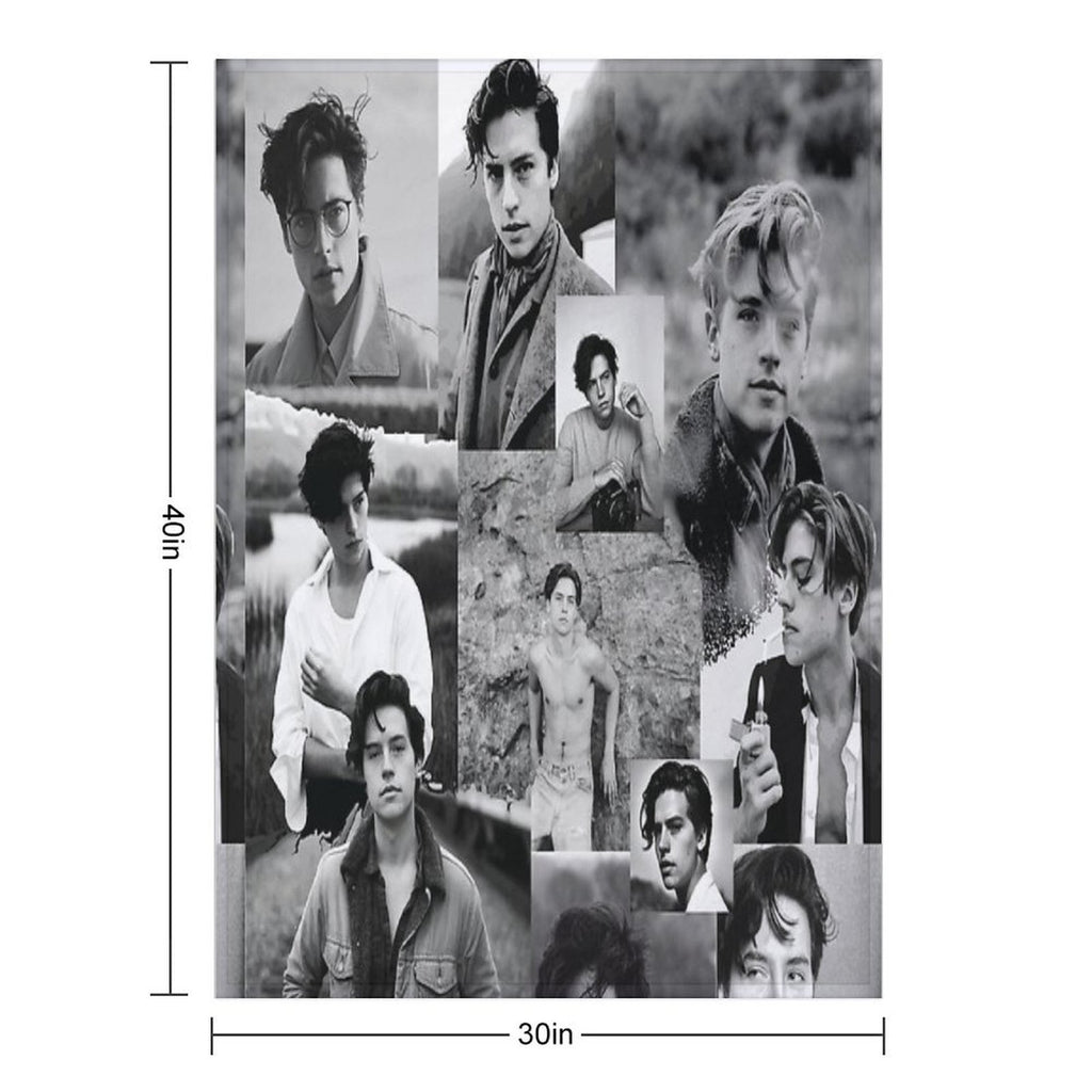 Cole Sprouse Velvety-soft Throw Blanket