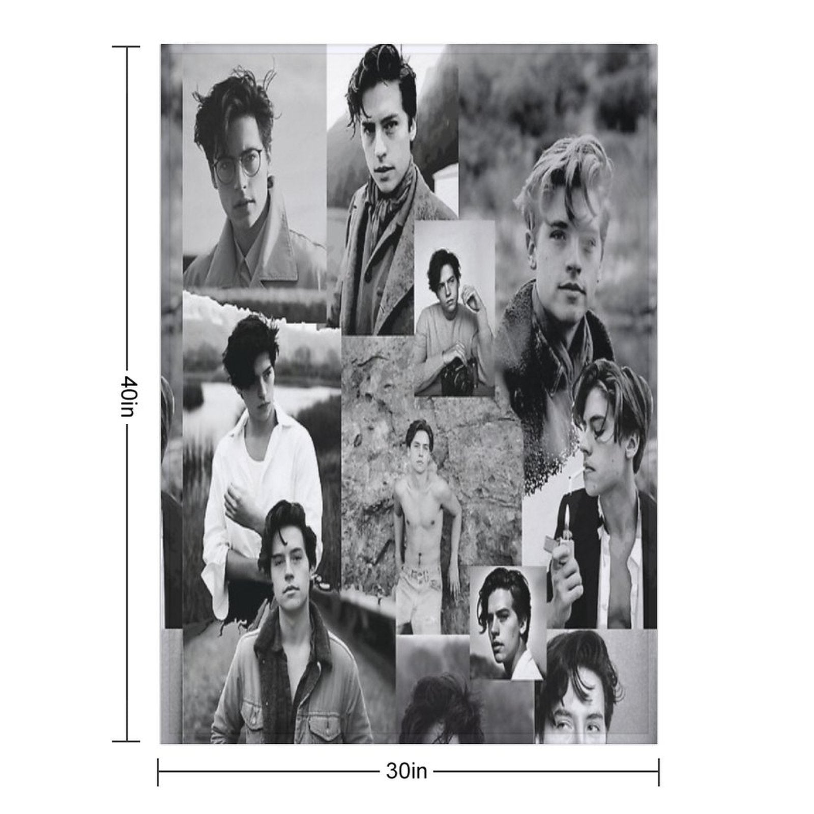 Cole Sprouse Velvety-soft Throw Blanket