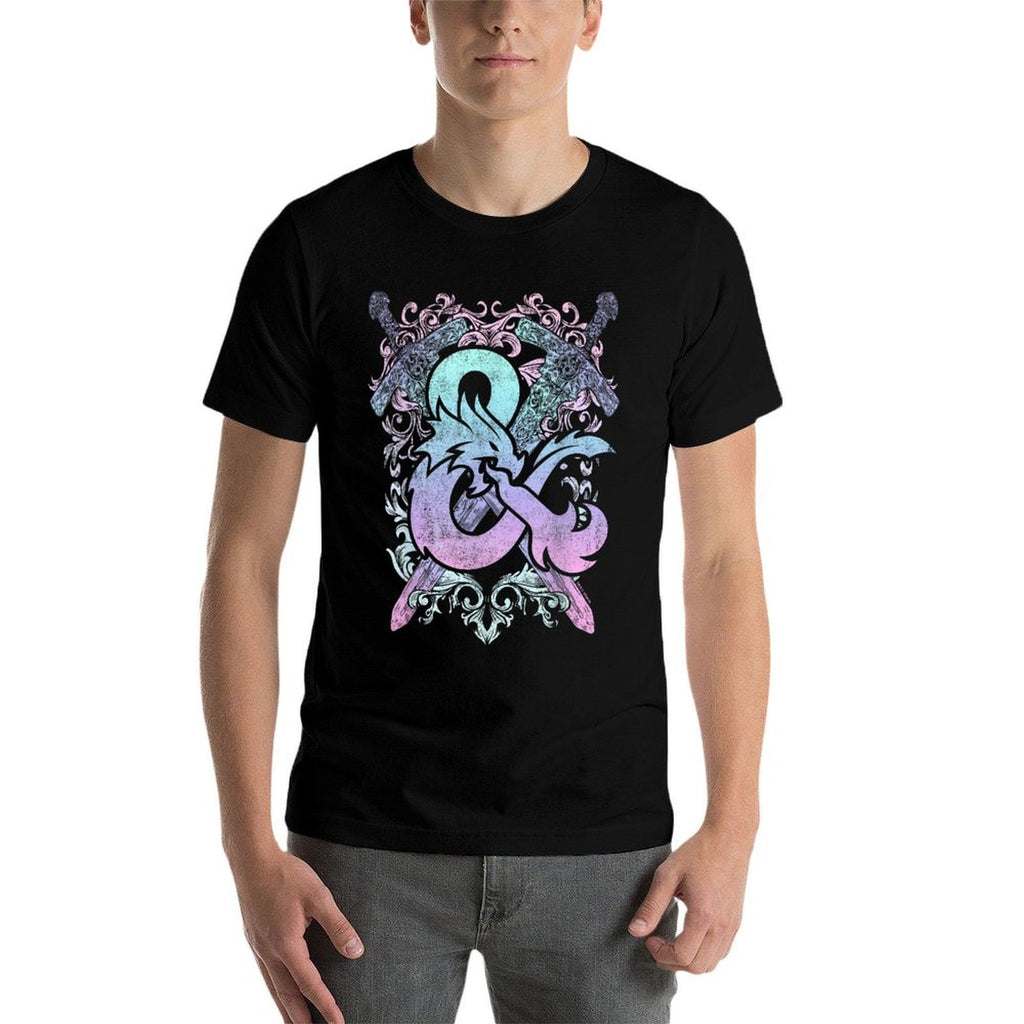 Dungeons  Dragons Ampersand Pastel Logo Comfortable T-Shirt