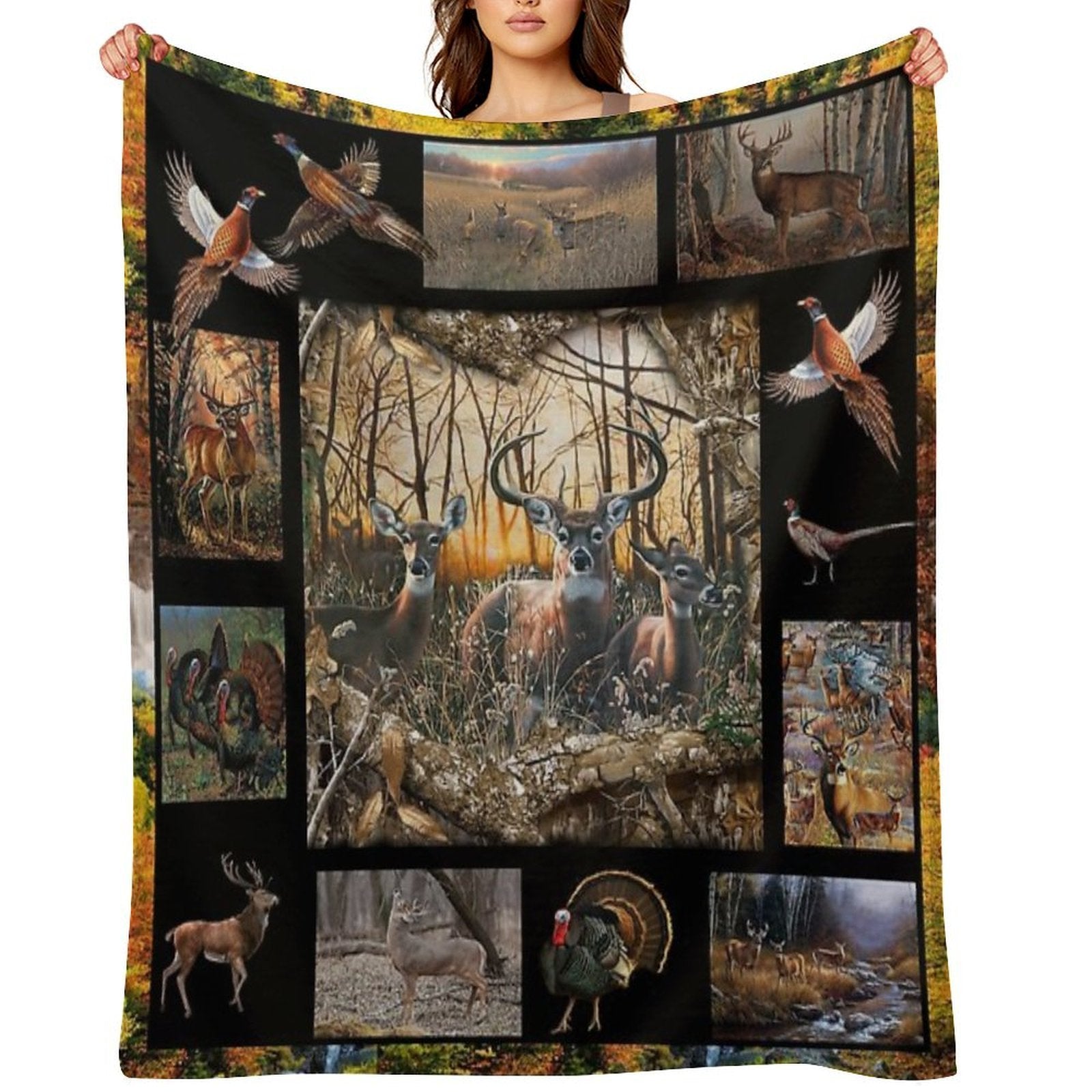 Hunting Love To Hunt Blanket Quick-dry Throw Blanket