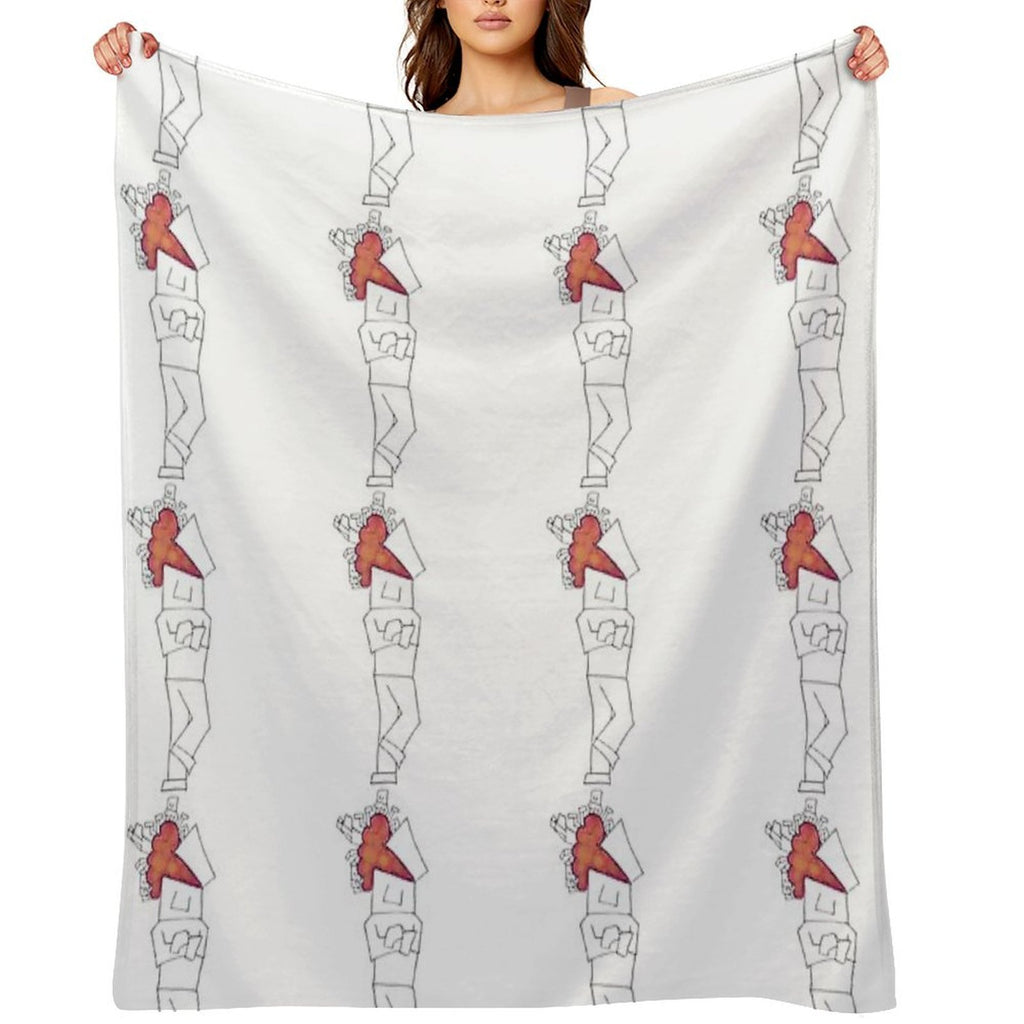 Thinking Travel-friendly Throw Blanket