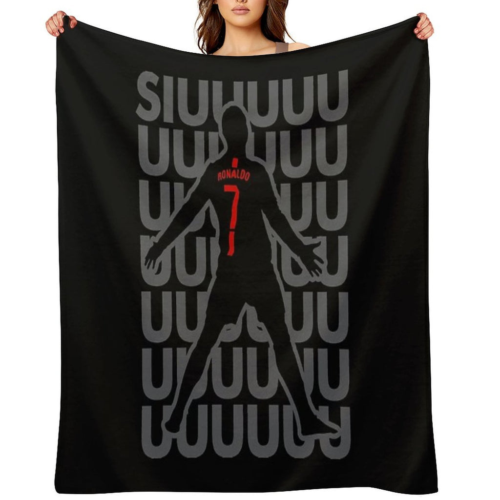 Cristiano Ronaldo 7 Travel-friendly Throw Blanket