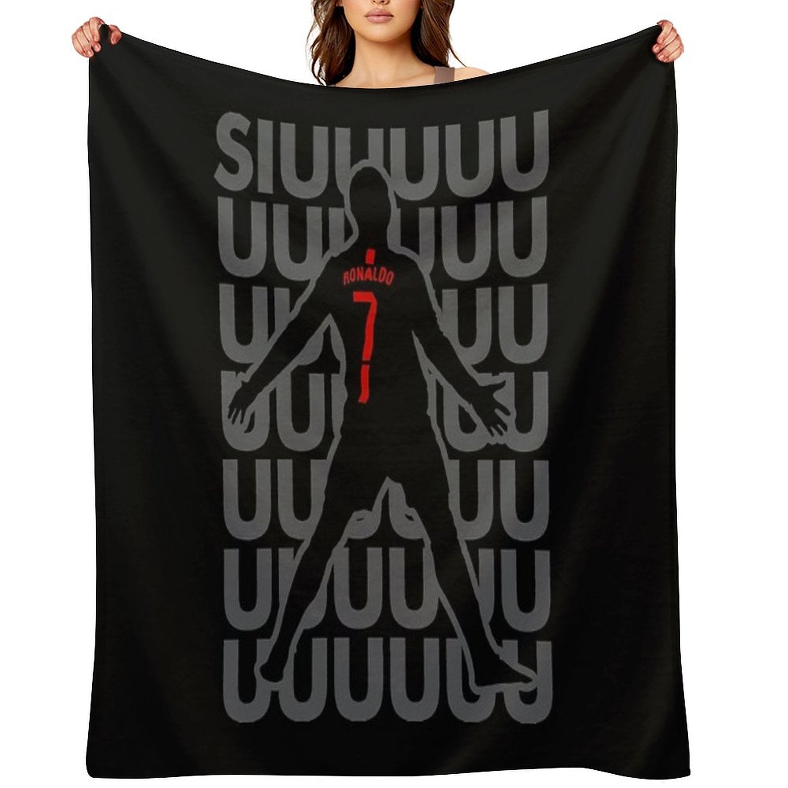 Cristiano Ronaldo 7 Travel-friendly Throw Blanket