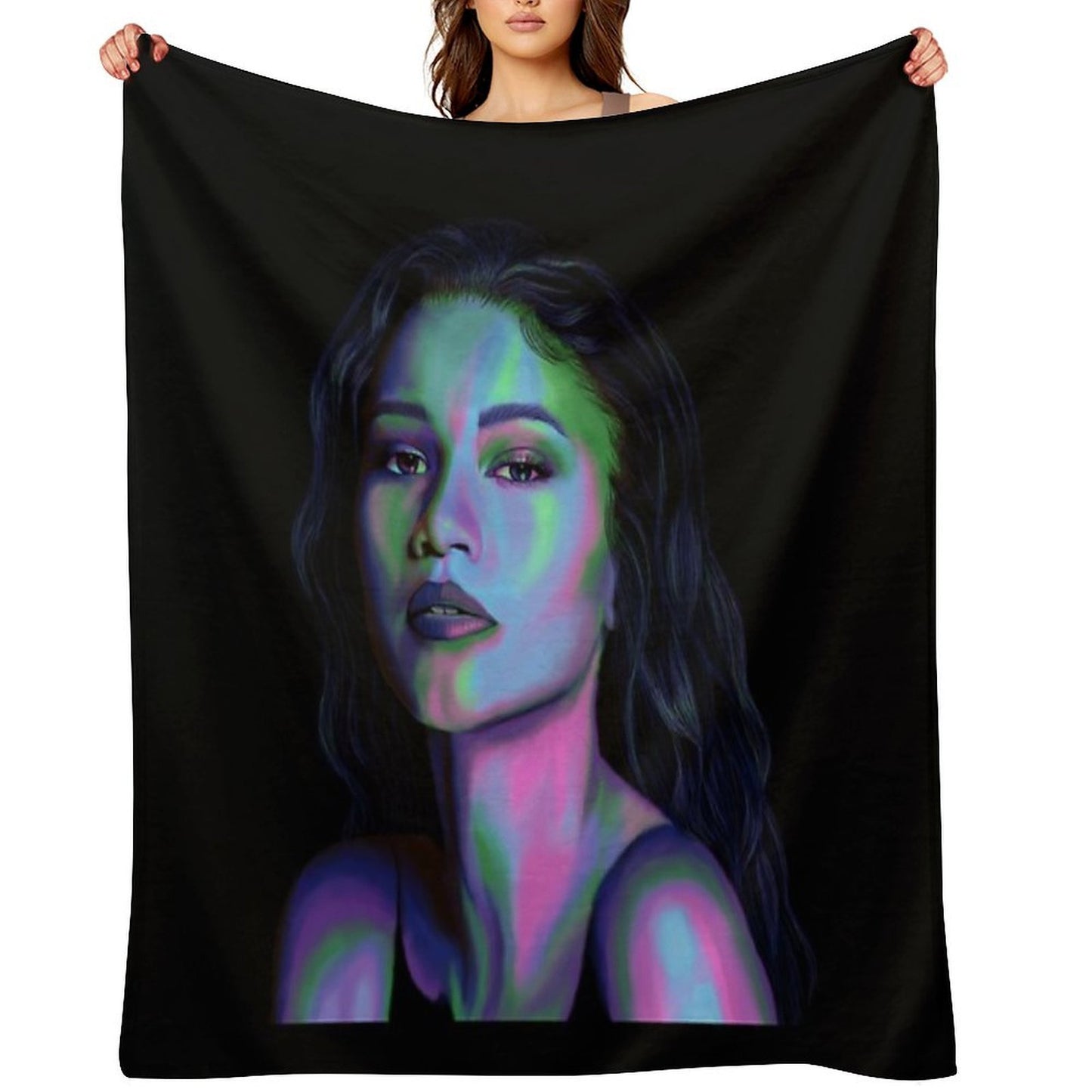 Zendaya in Color Comfort Throw Blanket