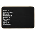 Women of Jane Austen  Eco-Friendly Bath Mat