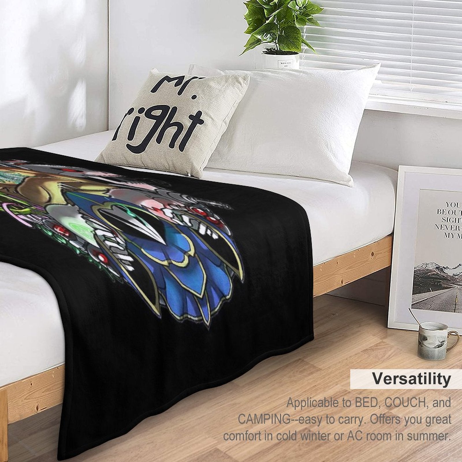 Gift For Men Terraria Game Boss Halloween Eco-conscious Throw Blanket