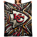 Chiefs Football Shrink-resistant Throw Blanket