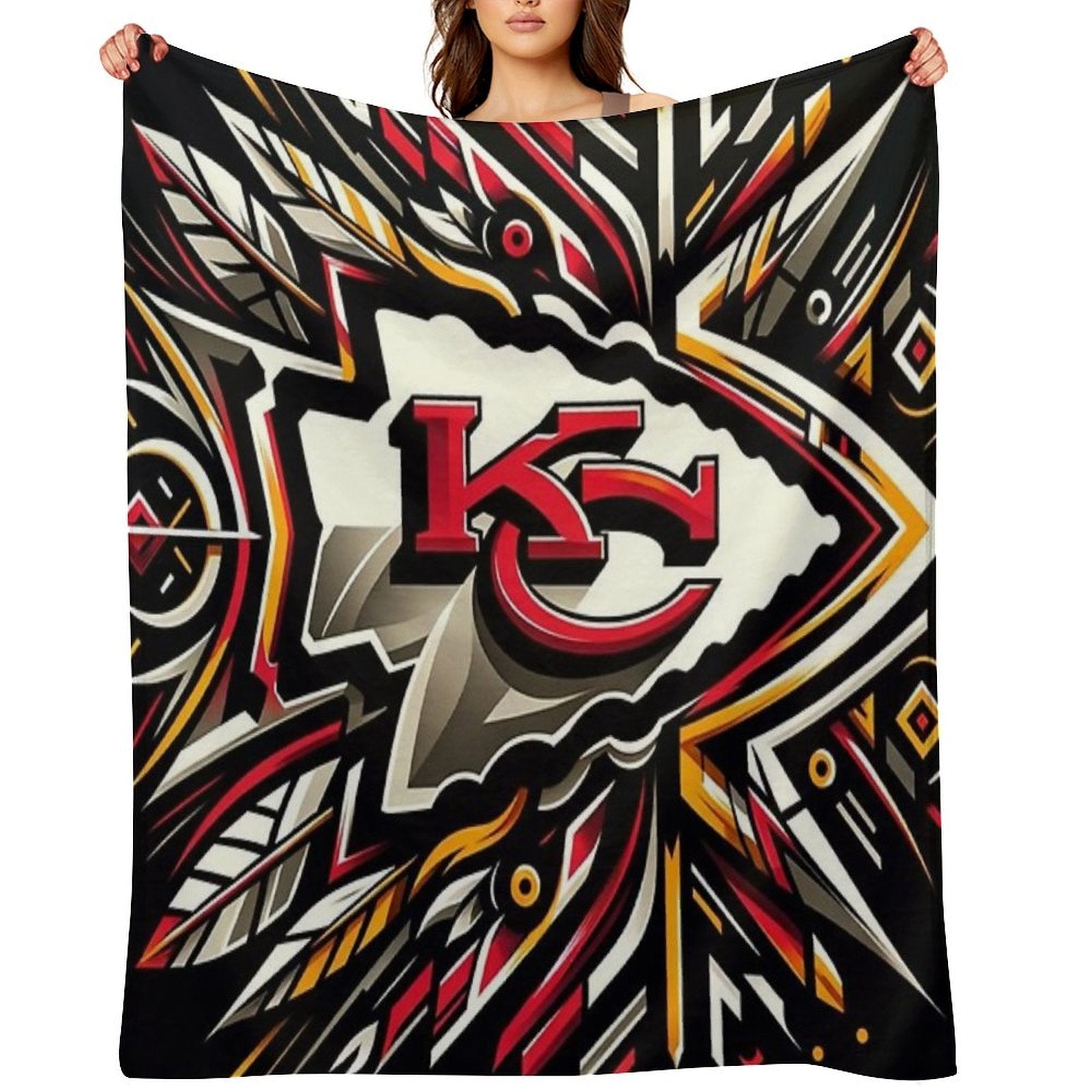 Chiefs Football Shrink-resistant Throw Blanket