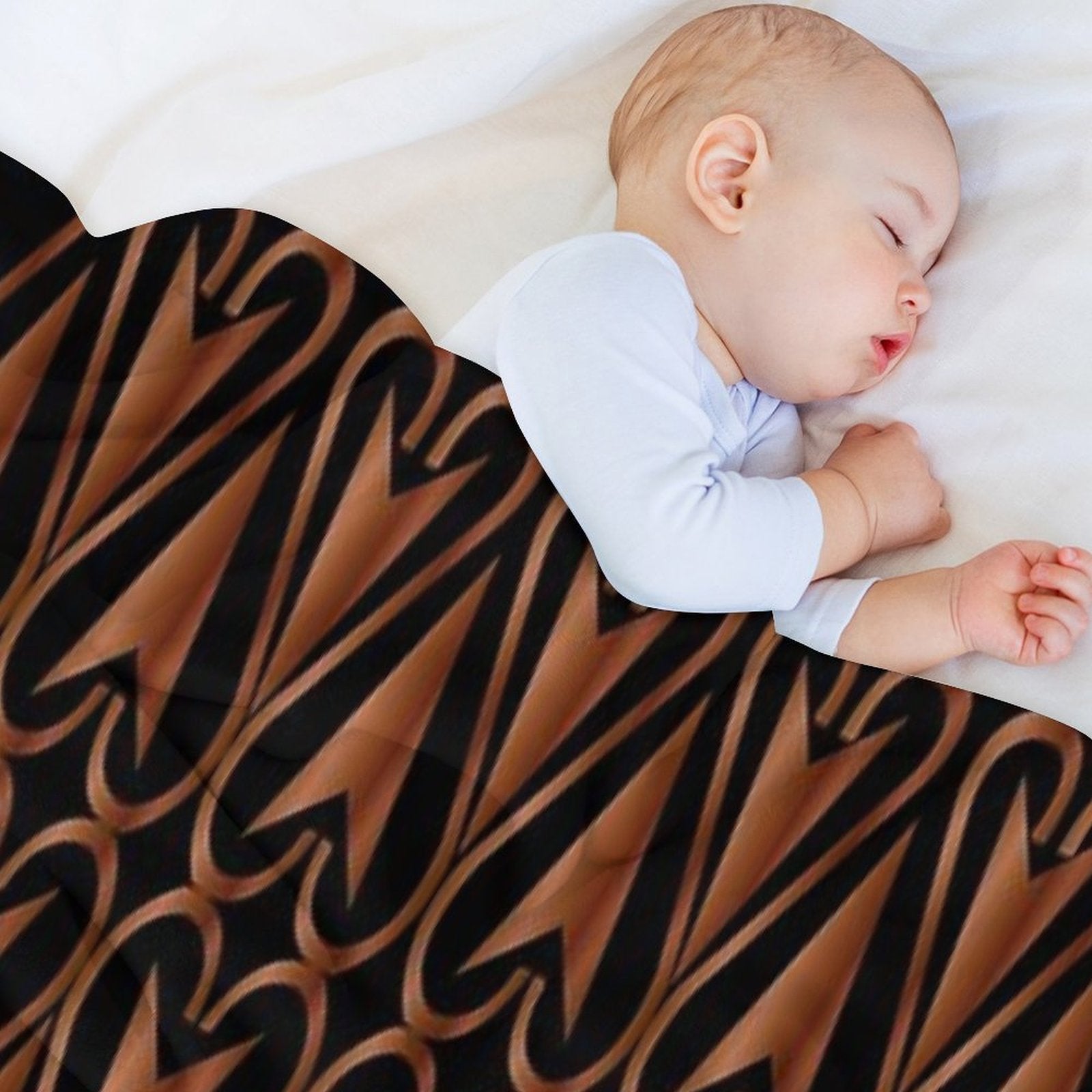 Ethnic Decorative Pattern Plush Throw Blanket