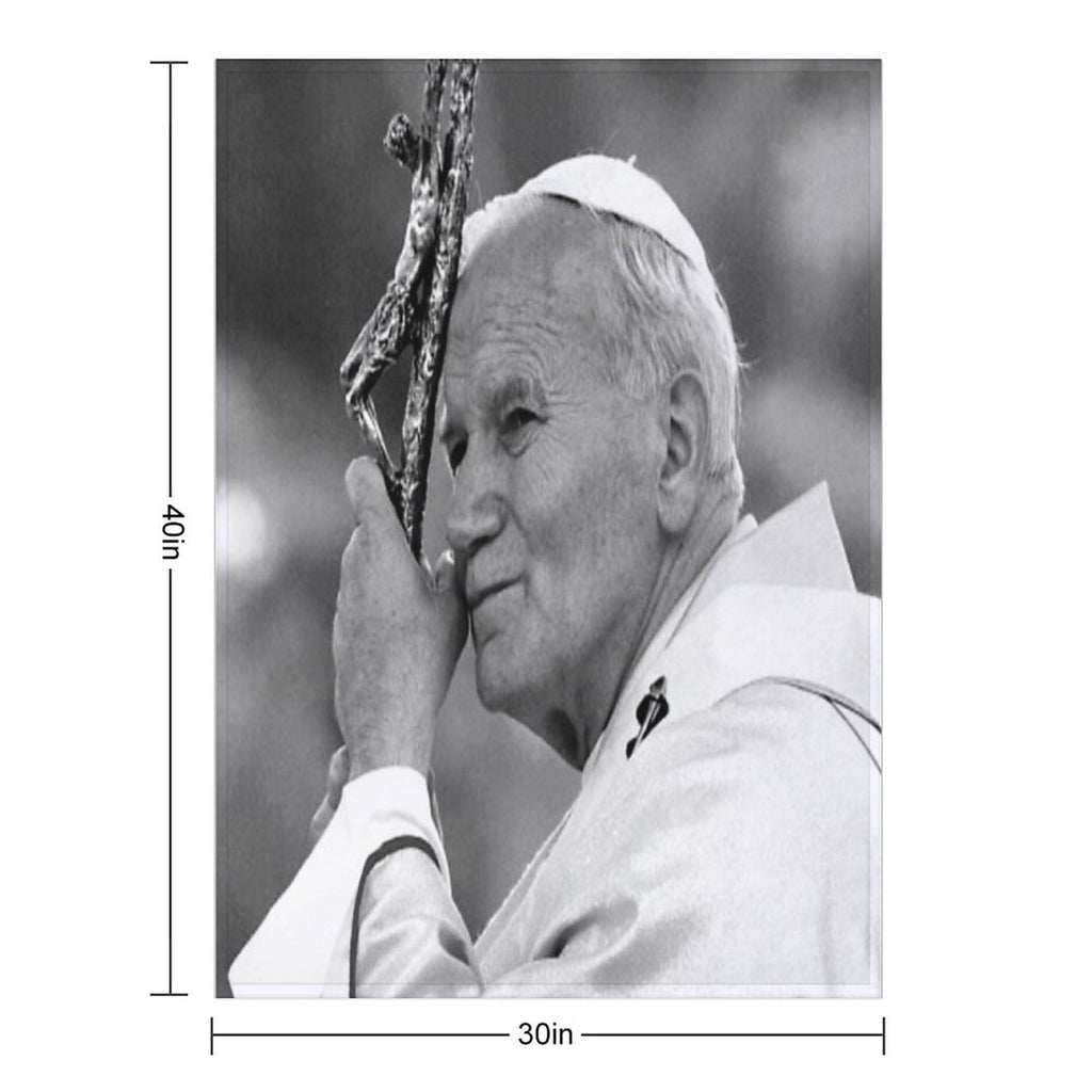 Pope John Paul II Comfort Throw Blanket