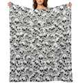Skulls Durable Throw Blanket