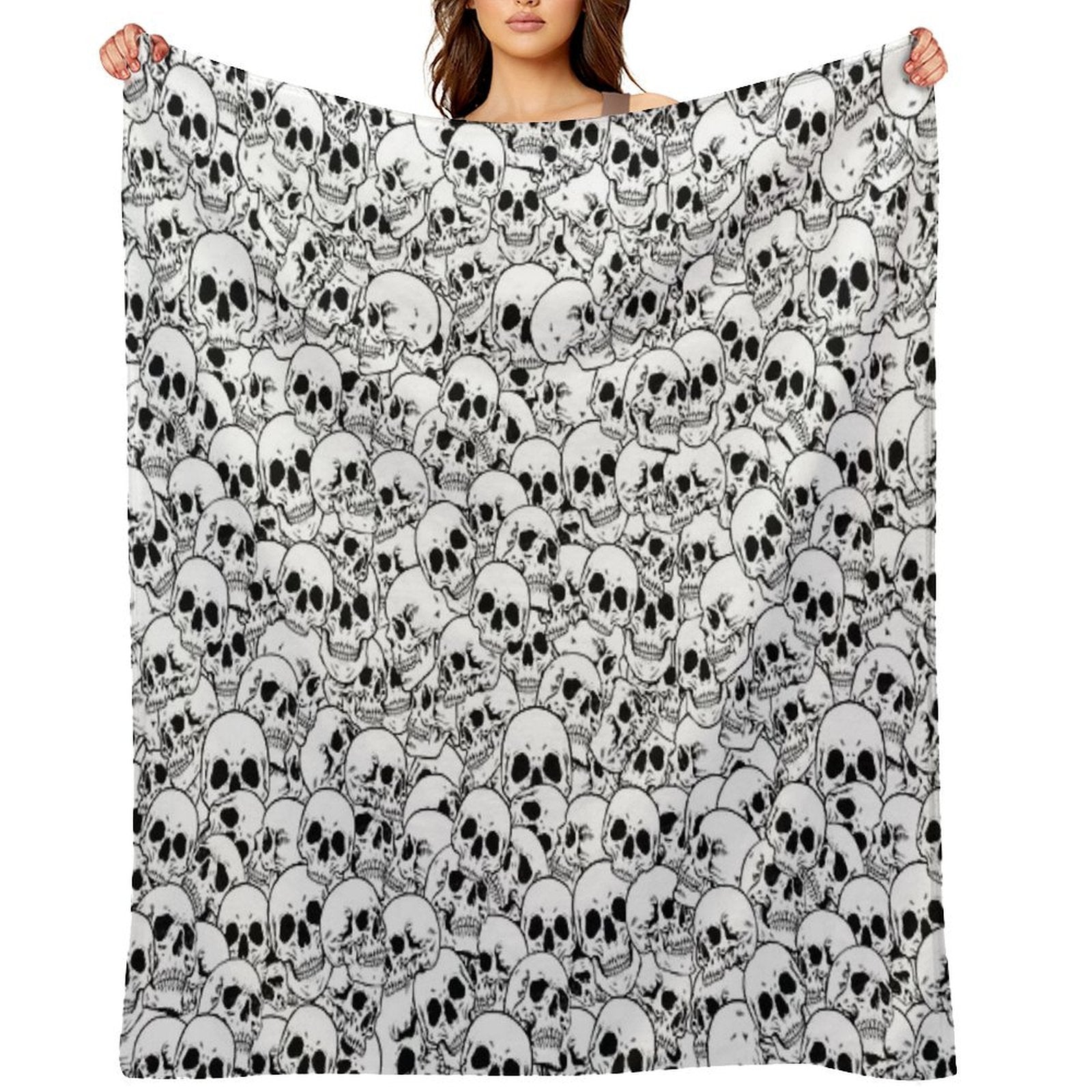 Skulls Durable Throw Blanket