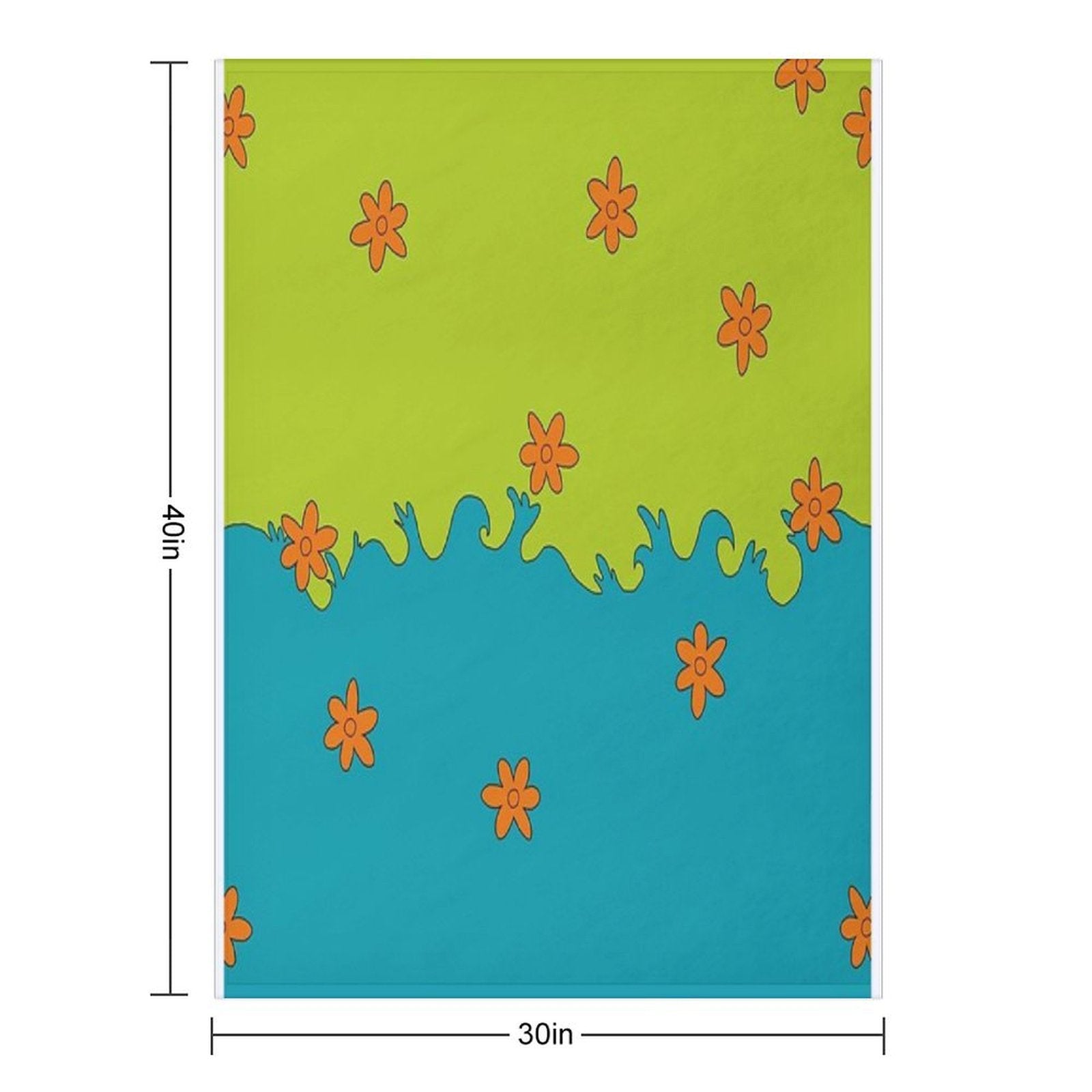 Mystery Pattern Wrinkle-free Throw Blanket