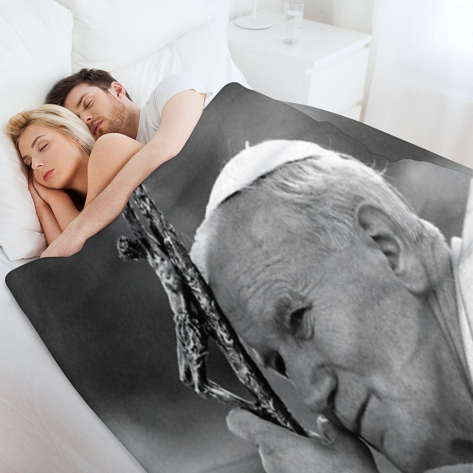 Pope John Paul II Comfort Throw Blanket