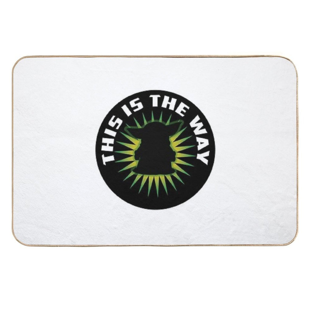 This Is The Way  Easy Maintenance Bath Mat