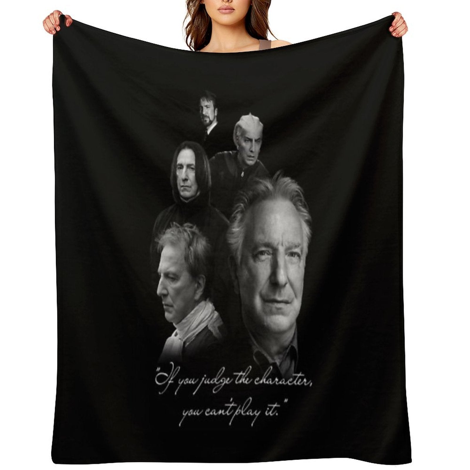 Alan Rickman - Best Actor Comfort Throw Blanket