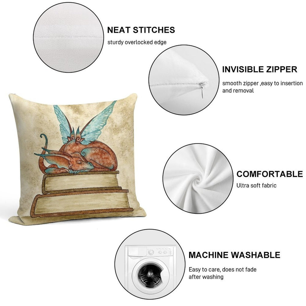 Nap Time Soft Washable Throw Pillow