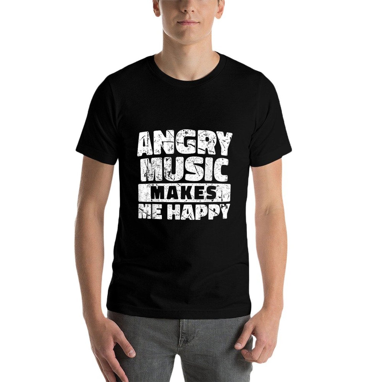 Funny Rockn Roll Saying Heavy Hard Rock Music Fan  Classic T-Shirt