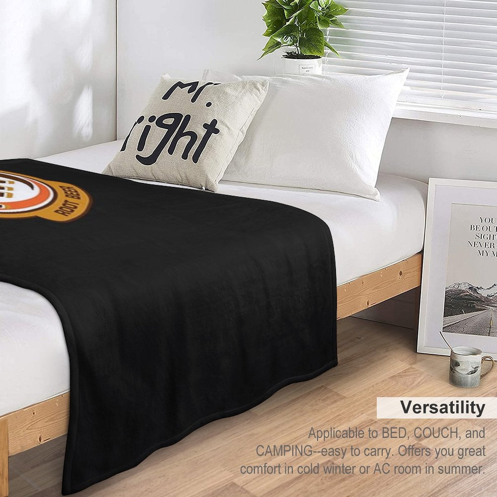 A&W Root Beer Logo Classic Versatility Throw Blanket