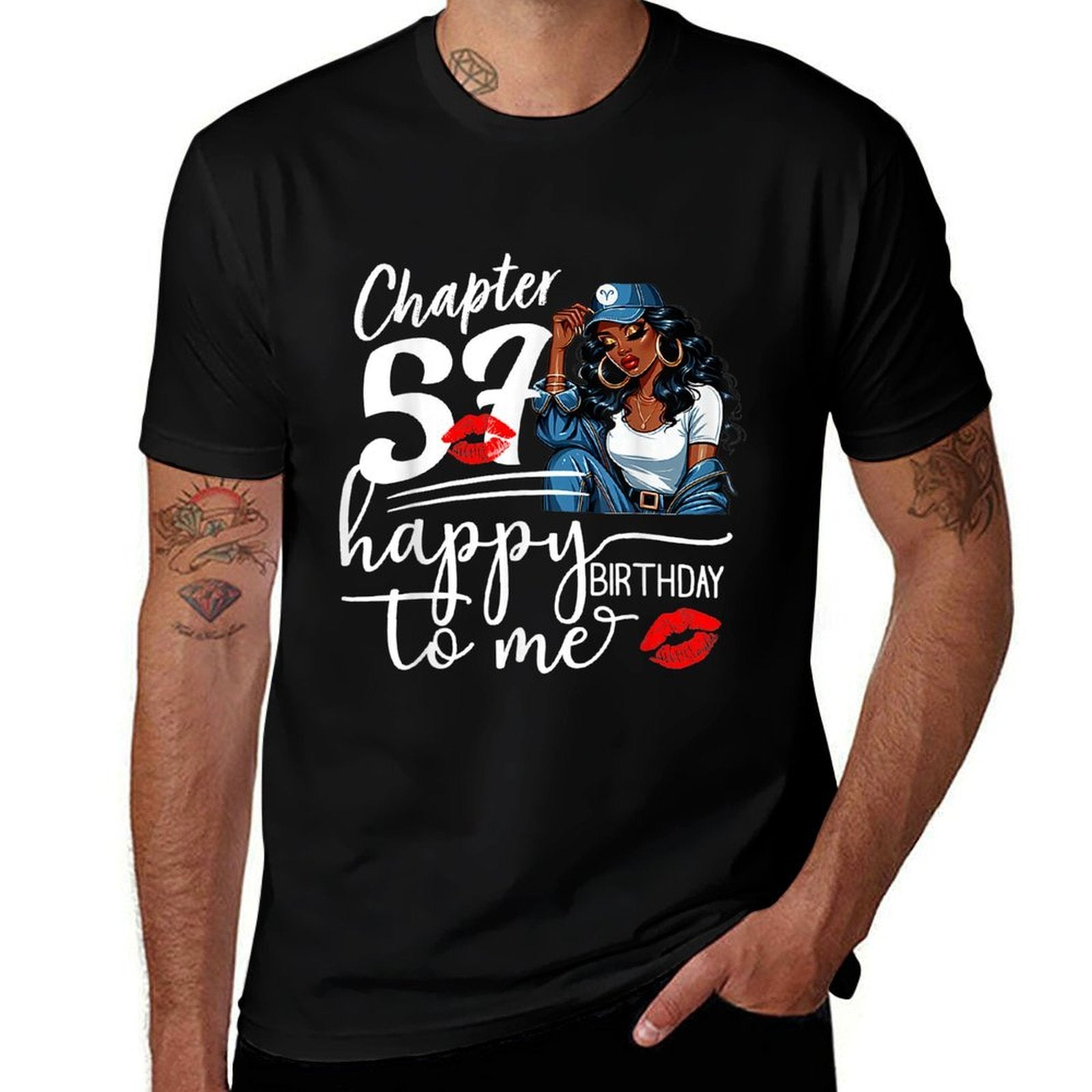 Chapter 57 Years Old 57th Happy Birthday to Me for Women 57  Oversized Silhouette T-Shirt