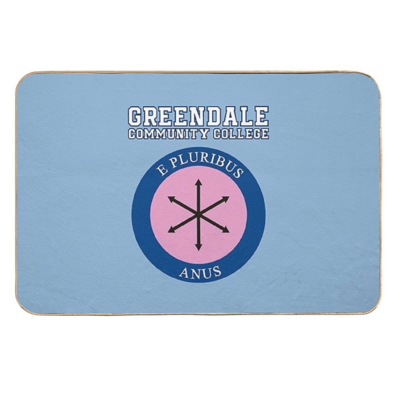 E Pluribus Anus  Easy Maintenance Bath Mat
