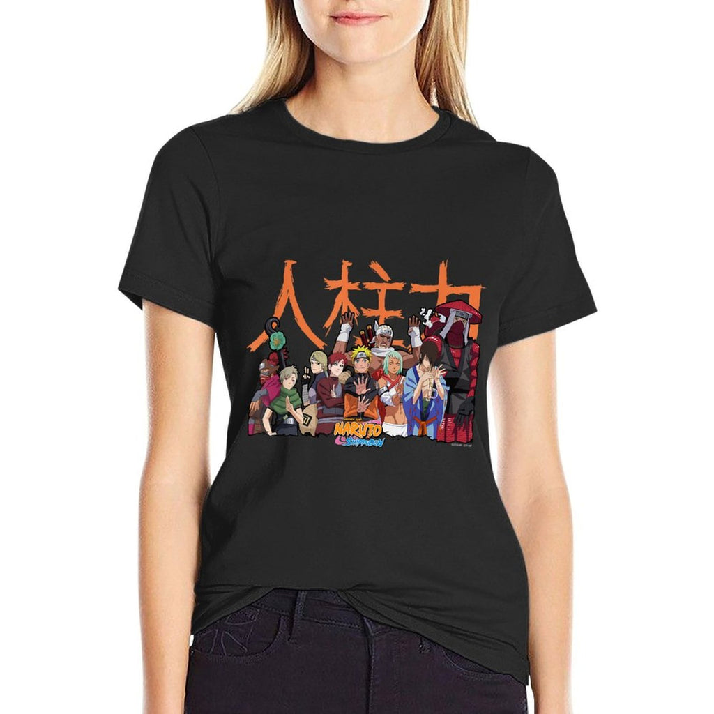 Naruto Shippuden Jinchuuriki Group Anime  Affordable Price T-Shirt
