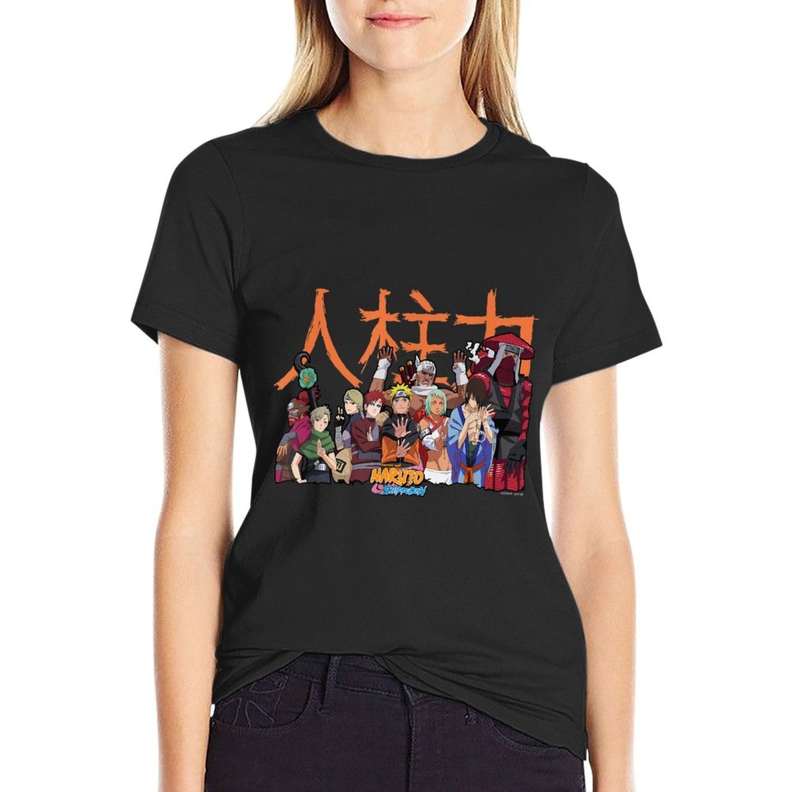 Naruto Shippuden Jinchuuriki Group Anime  Affordable Price T-Shirt