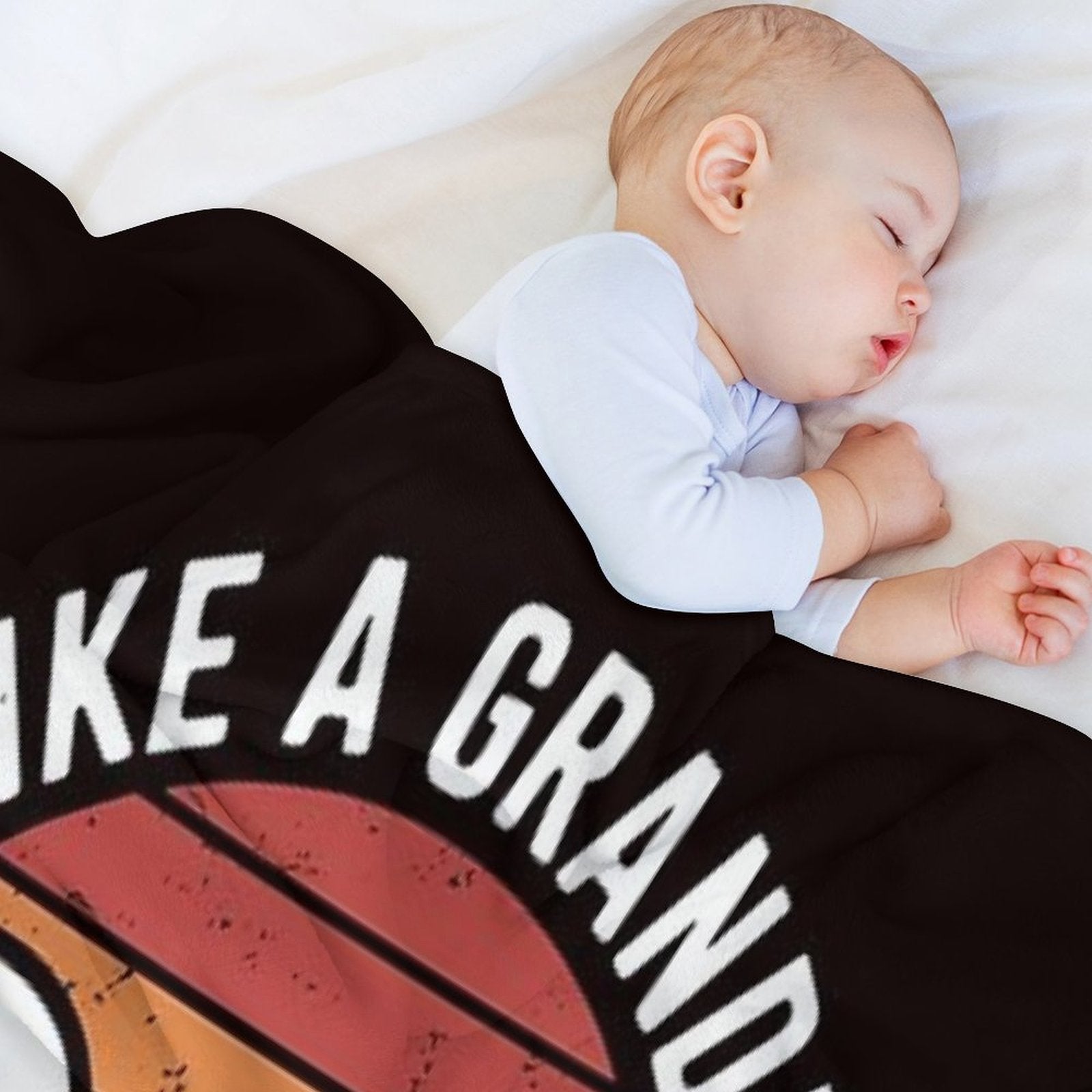 Pops Like A Grandpa Only Cooler Retro Gift Pops Dad Grandpa Comfort Throw Blanket
